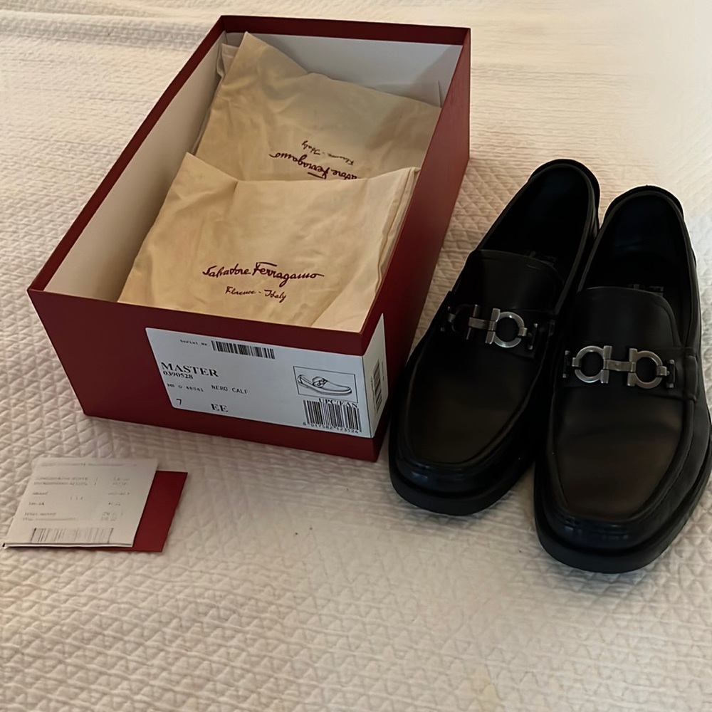 Mens ferragamo loafers